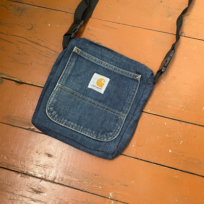 Custom Carhartt Denim Bag – Reworked from Vintage Jeans | Handmade Crossbody Pouch 1 of 1