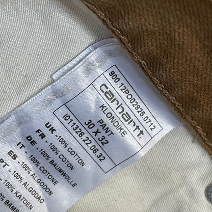 Custom Carhartt Dragon Pants – Faded Brown Dragon Art | Vintage Canvas Workwear 1 of 1