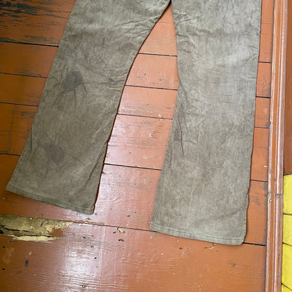 Custom Levi’s Flared Jeans – Brown Spider Art | Vintage 1 of 1 Reworked