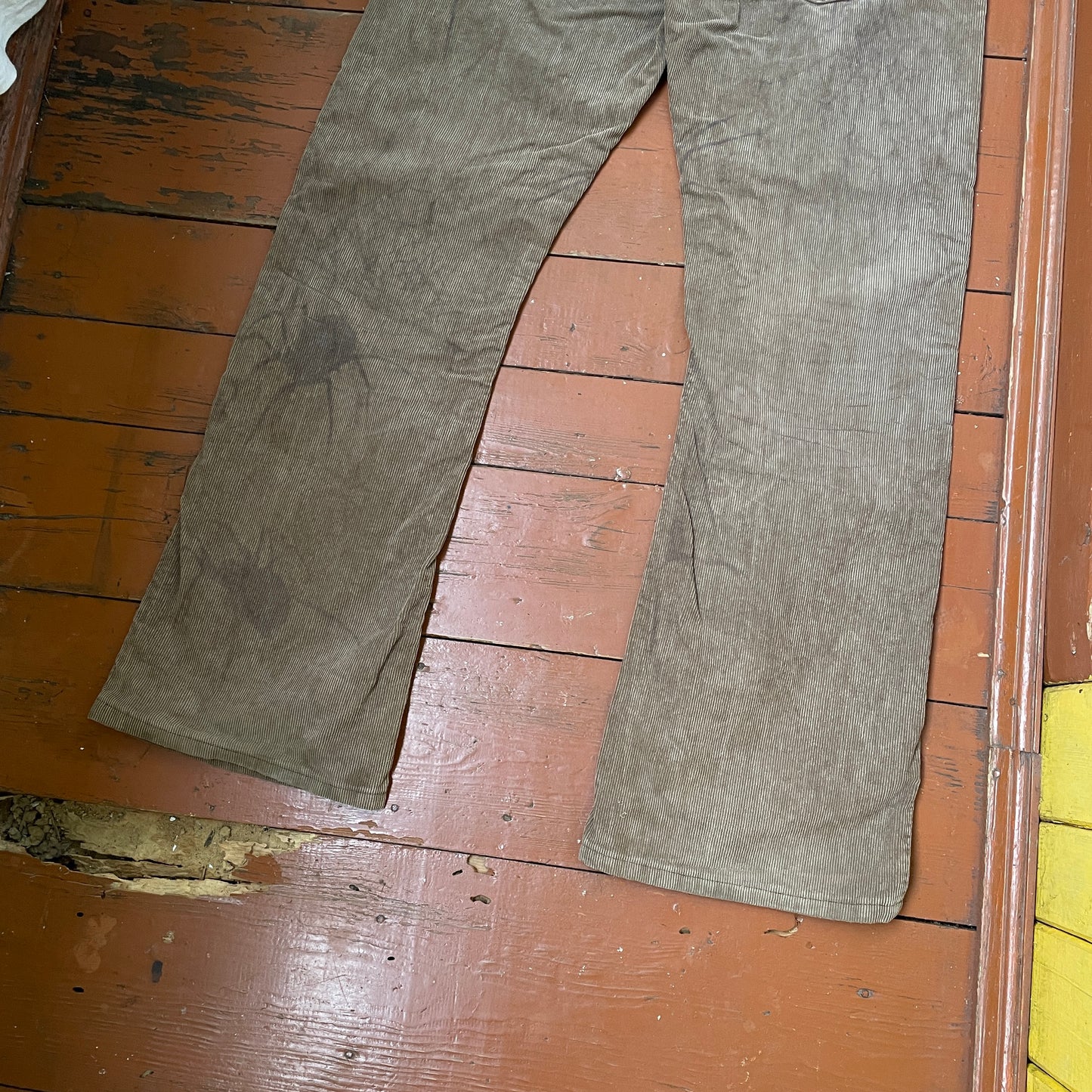 Custom Levi’s Flared Jeans – Brown Spider Art | Vintage 1 of 1 Reworked