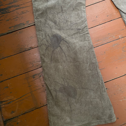 Custom Levi’s Flared Jeans – Brown Spider Art | Vintage 1 of 1 Reworked