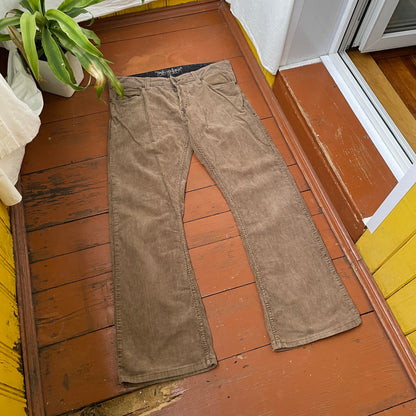 Custom Levi’s Flared Jeans – Brown Spider Art | Vintage 1 of 1 Reworked