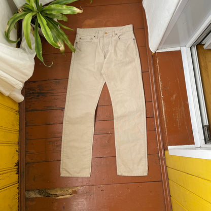 Custom Carhartt Angel Pants – Bleached Renaissance Religious Art on Brown Canvas | Vintage Workwear 1 of 1
