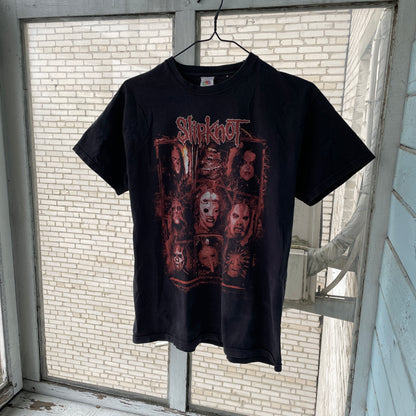 Vintage Slipknot T-Shirt – Classic Red Horror Graphic | 00s Metal Band Tee Fruit of the Loom M