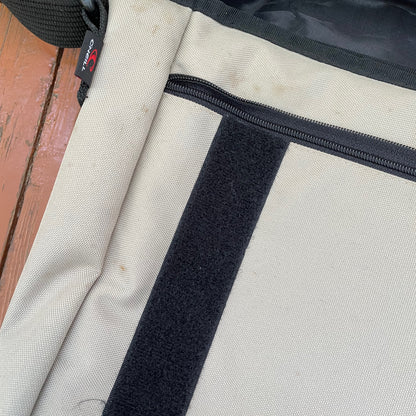 Custom O’Neill Canvas Messenger Bag – Handprinted Cybersigilism Grunge Shoulder Bag | Vintage Streetwear