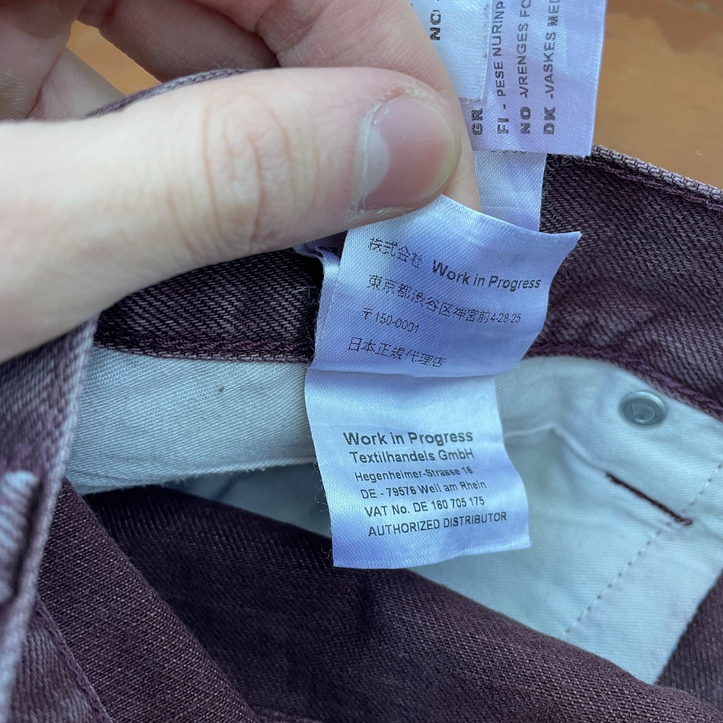 Custom Carhartt Brown Pants – White Twin Tigers Print | Vintage Workwear 1 of 1