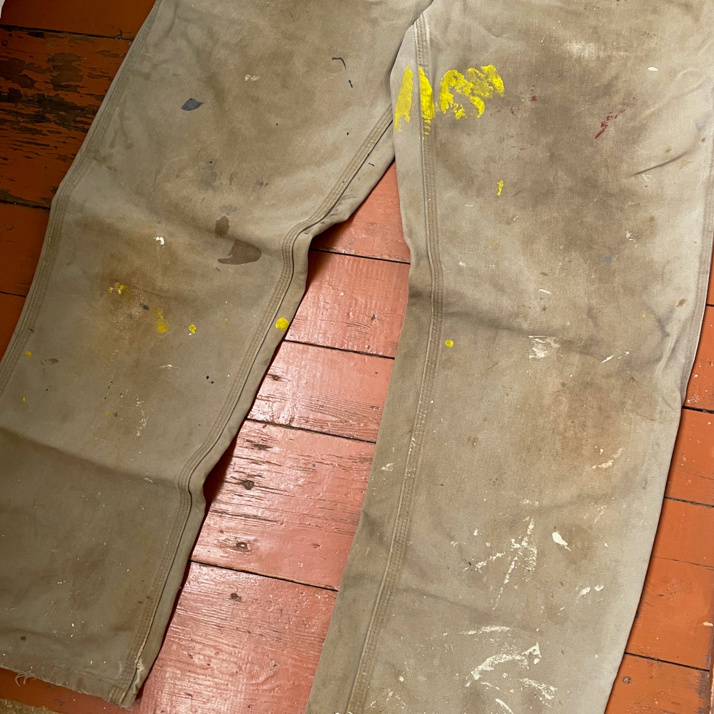 Custom Carhartt Dragon Work Pants – 90s Faded Green | Vintage Utility Streetwear 1 of 1