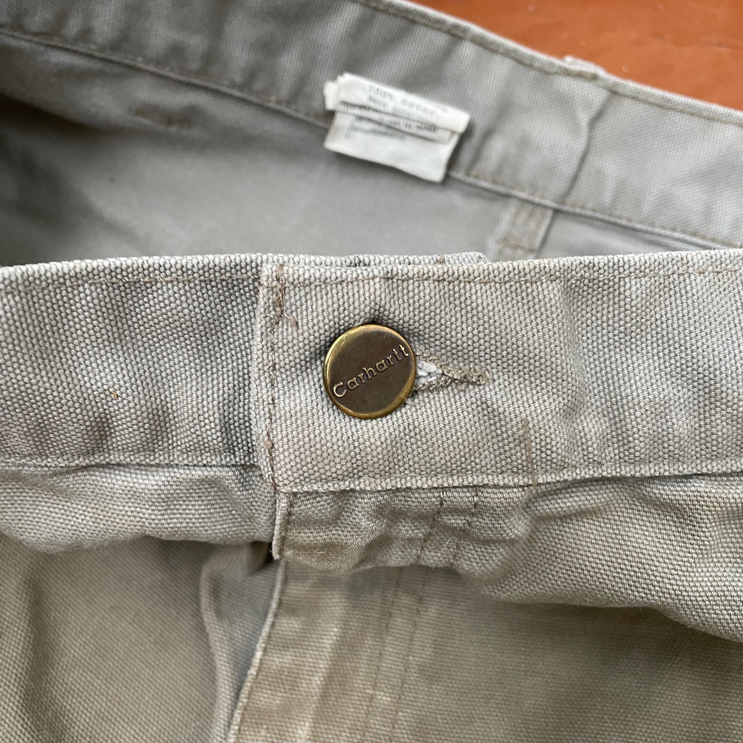 Custom Carhartt Dragon Work Pants – 90s Faded Green | Vintage Utility Streetwear 1 of 1