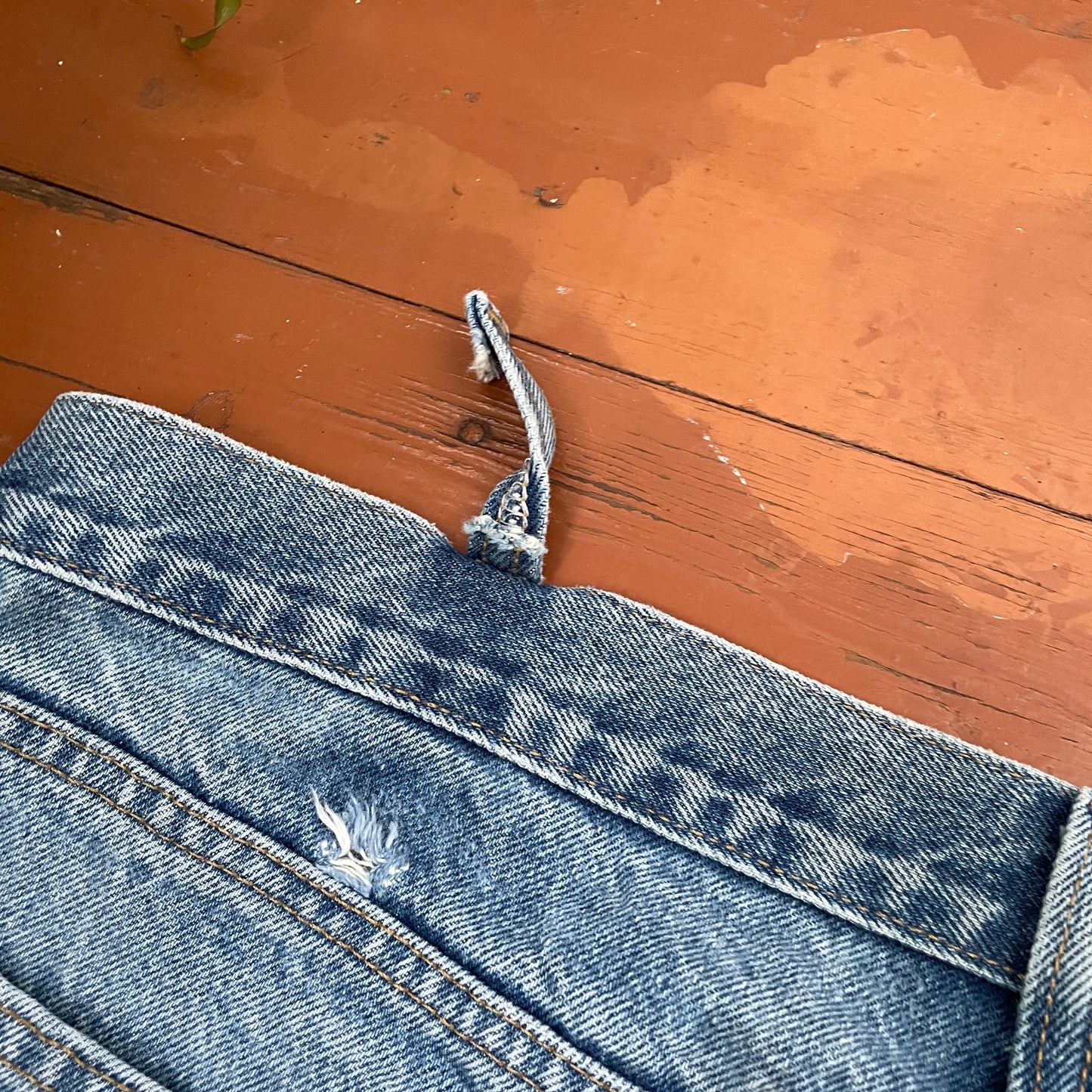 Custom Carhartt Snake Jeans – Raw-Hem 1 of 1 Blue Denim with Serpent Print | Vintage Streetwear Pants