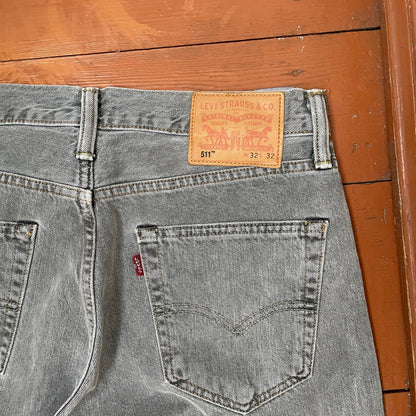 Custom Levi’s Snake Jeans – Grey Vintage Denim with Black Serpent Print | 1 of 1 Grunge Streetwear
